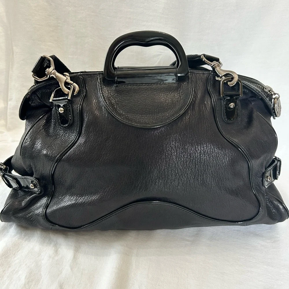 Tracy Reese Black Satchel Bag - Picture 9 of 15